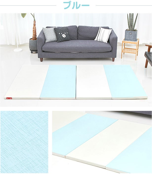 CARAZ パズルマット 71×71cm 4cm 厚手 Caraz パズルマット ４枚 ジョイントマット ベビーマット