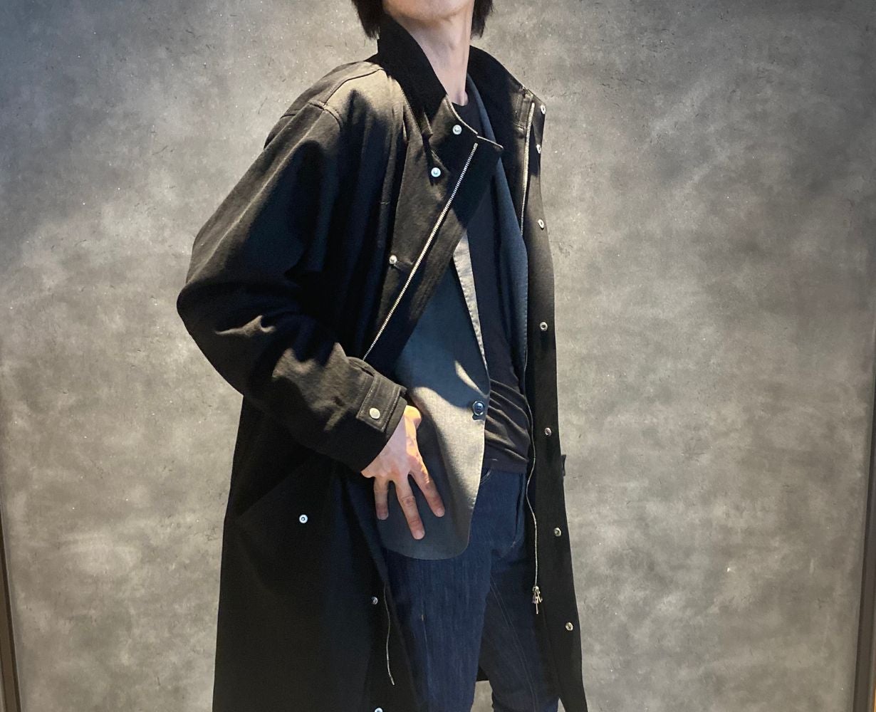 ha|za|ma 2018SS デニムコート セール】 3Dハイテンションデニムコート