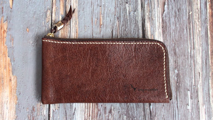 元狩人が作る、小さくて激レアな野生本革ロングウォレット。その名も