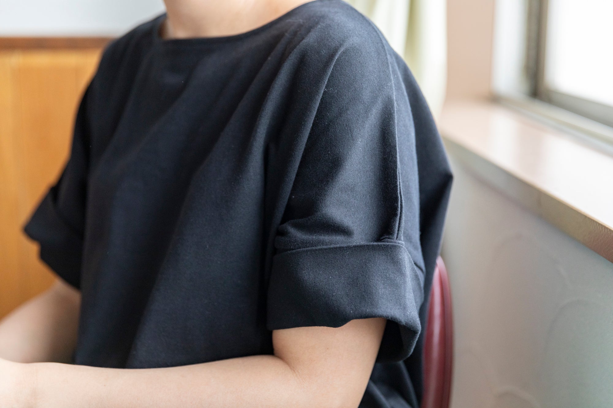 素肌にこれ1枚【新感覚！ノーブラTシャツ】で締め付けフリーな