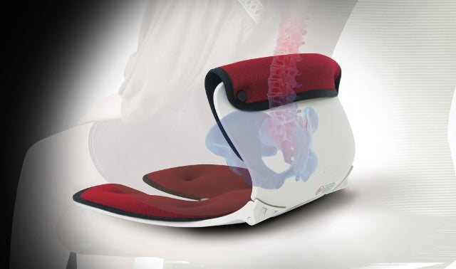 銀座の治療院監修！モニター調査90％以上実感。姿勢トレーニングチェア