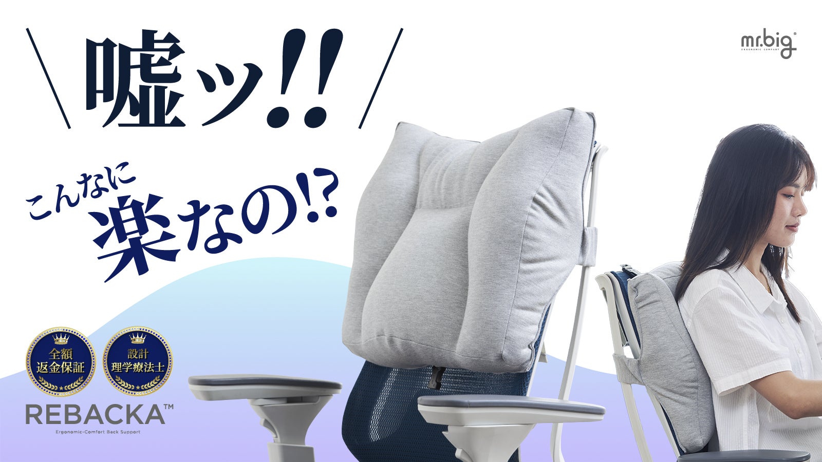 理学療法士】姿勢のプロが追求した4D立体構造スゴ楽クッション！座るを