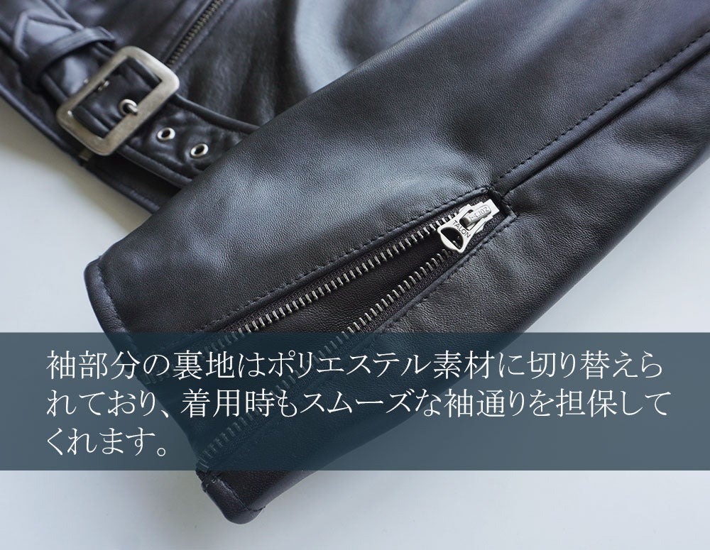 価格以上の満足感を味わえる一着,本格志向のダブルライダース