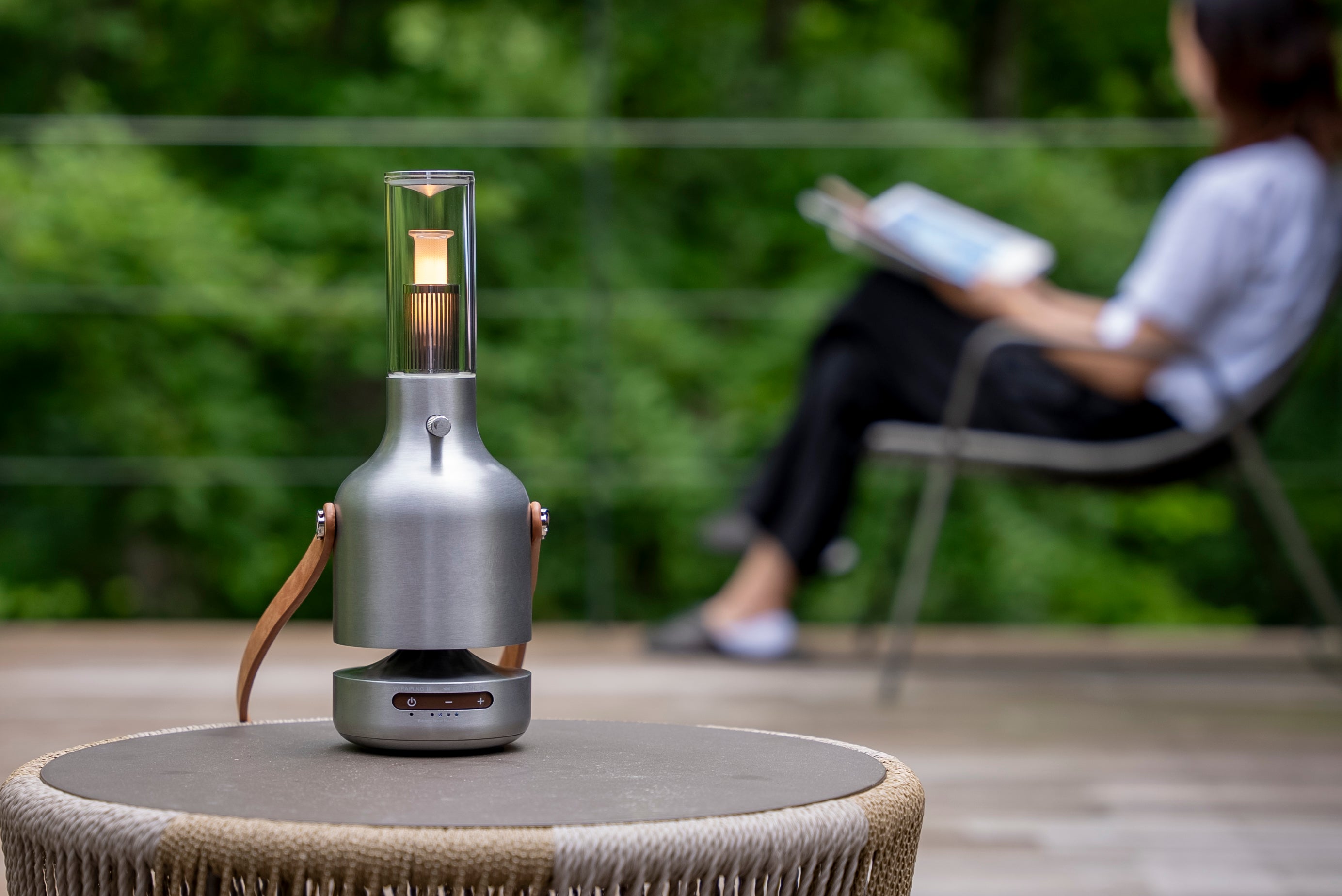 【最終価格】★新品未開封★LED ランタンスピーカー　ダークブラウン Amazon.co.jp: MoriMori LED Lantern Speaker S1 LED ランタン