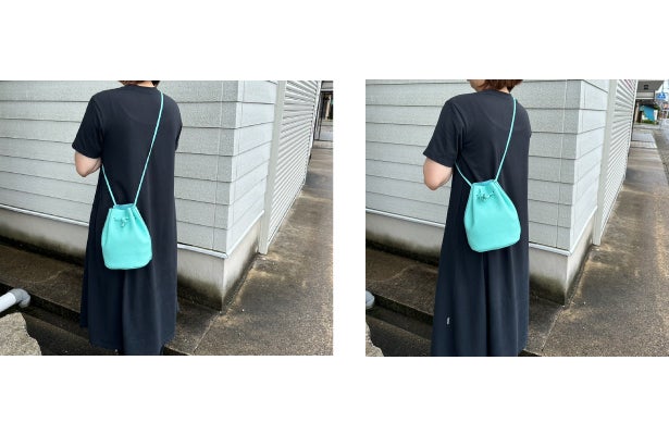 シンプルでカラフルを楽しむ！レザー2WAY巾着バッグ！｜マクアケ