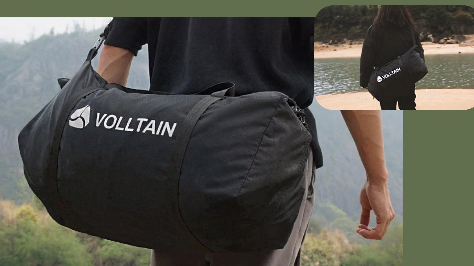 広げて1分設営、3分で撤収完了！3WAY-キャンプ用AIRテントVOLLTAIN