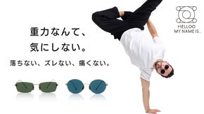 【超軽量１５g】チタンフレームが顔にフィット！掛け心地を極めた調光サングラス