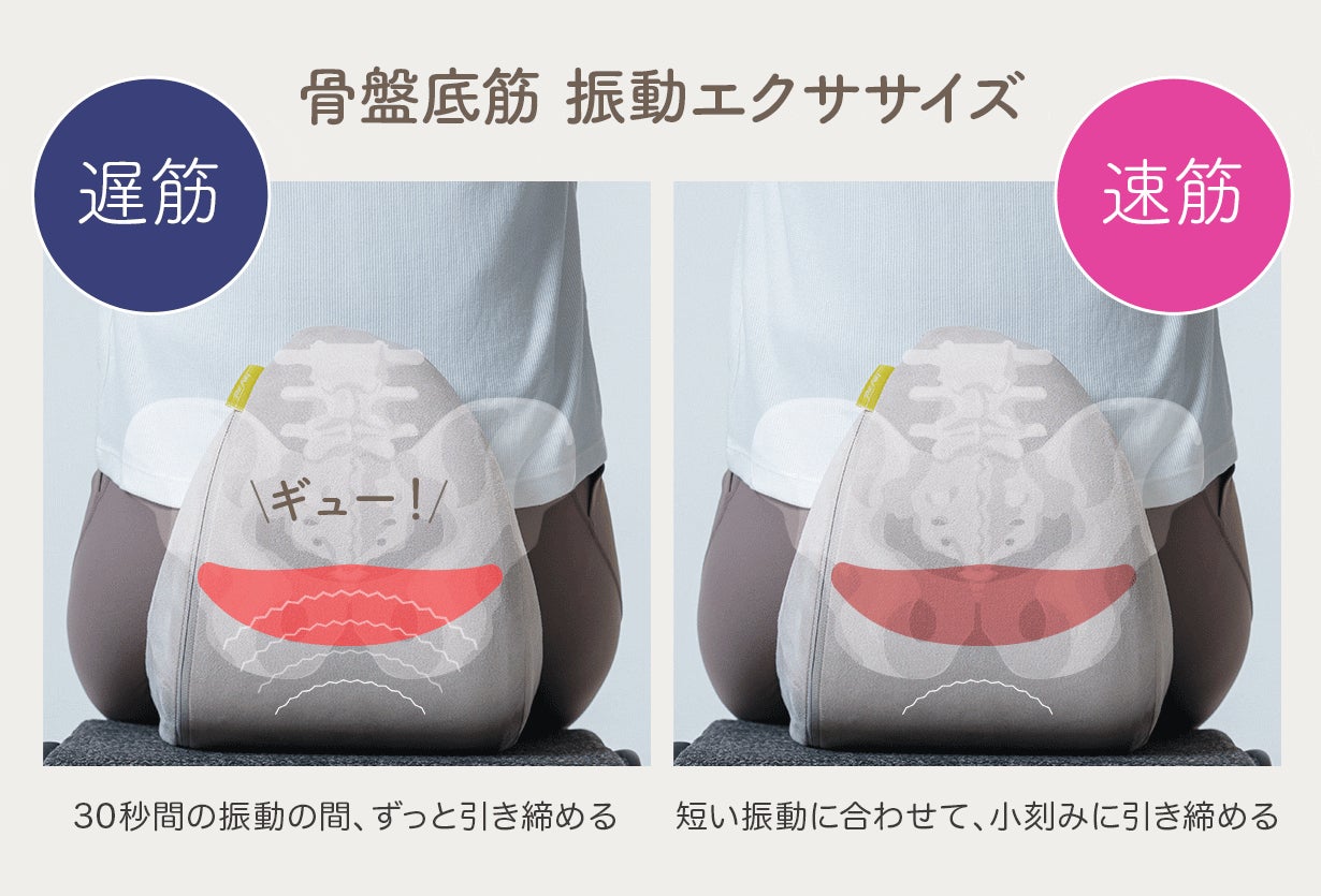 産後ママへ】三日月クッションで骨盤底筋エクササイズ！快適な