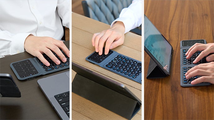 厚さわずか5.6mm、開けば効率アップ！極薄と機能性を兼ね備えた