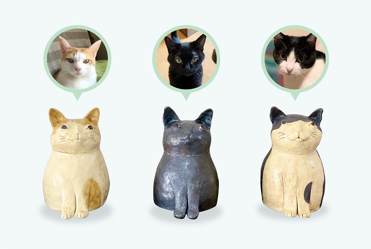 確認用　妻の作った　猫お墓シリーズ　鳥葬　陶芸　骨になっていく猫　ハゲタカ 確認用妻の作った猫お墓シリーズ鳥葬陶芸骨になっていく猫ハゲタカ