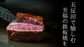 肩の力を抜いて、極上の鉄板焼を。Kitchenさざんで限定会員募集！