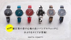 第２弾先行販売！鯖江発の着け心地の良いバングルウォッチに小ぶりなタイプが登場