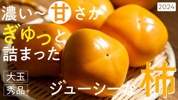 【フルーツ大国・和歌山県紀の川市から農家直送】こだわりのあま〜い、きよ農園の柿！