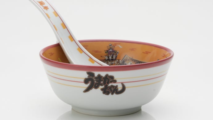うまかっちゃん 45周年 丼とスプーンセット