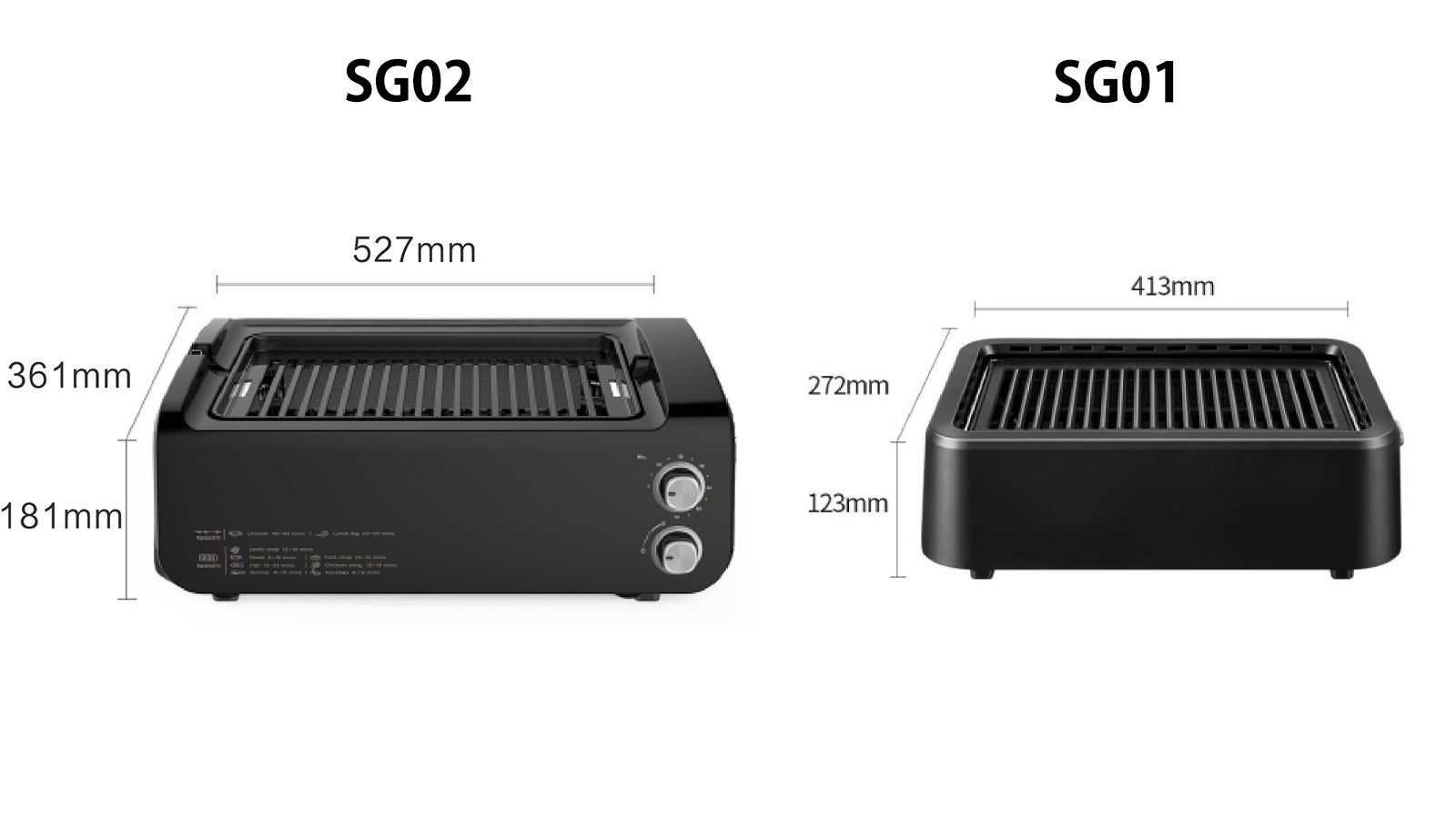DETLONE 超少煙グリル　SG02 ➕　串焼き用ラック 自宅で煙を気にせず、気軽に焼肉やBBQを。大人数対応の少煙