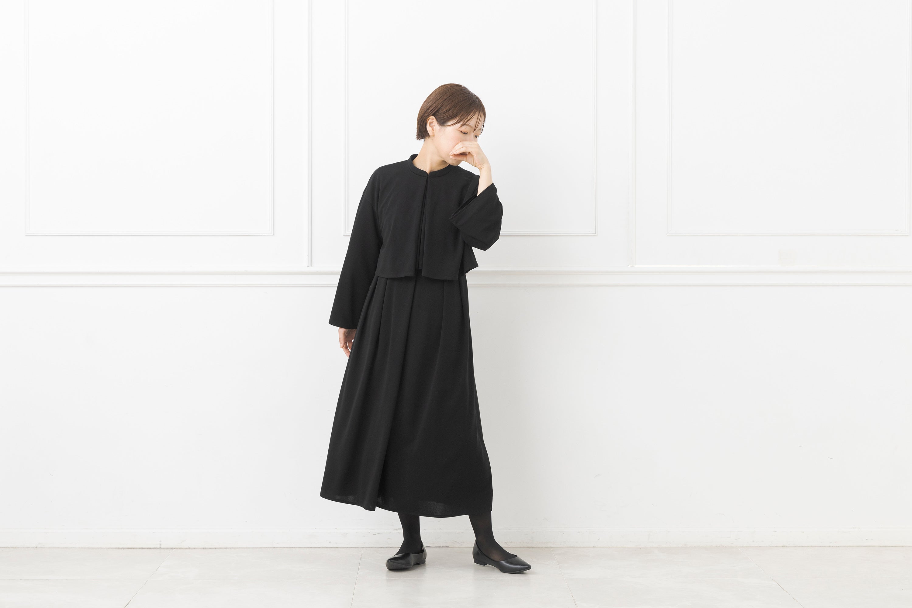 155cm以下の小柄女性の方へ】東京ソワール＆cahoが贈るブラック