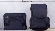 マグネットスナップで簡単脱着。ガジェット系シンプルバッグ『schemenote』