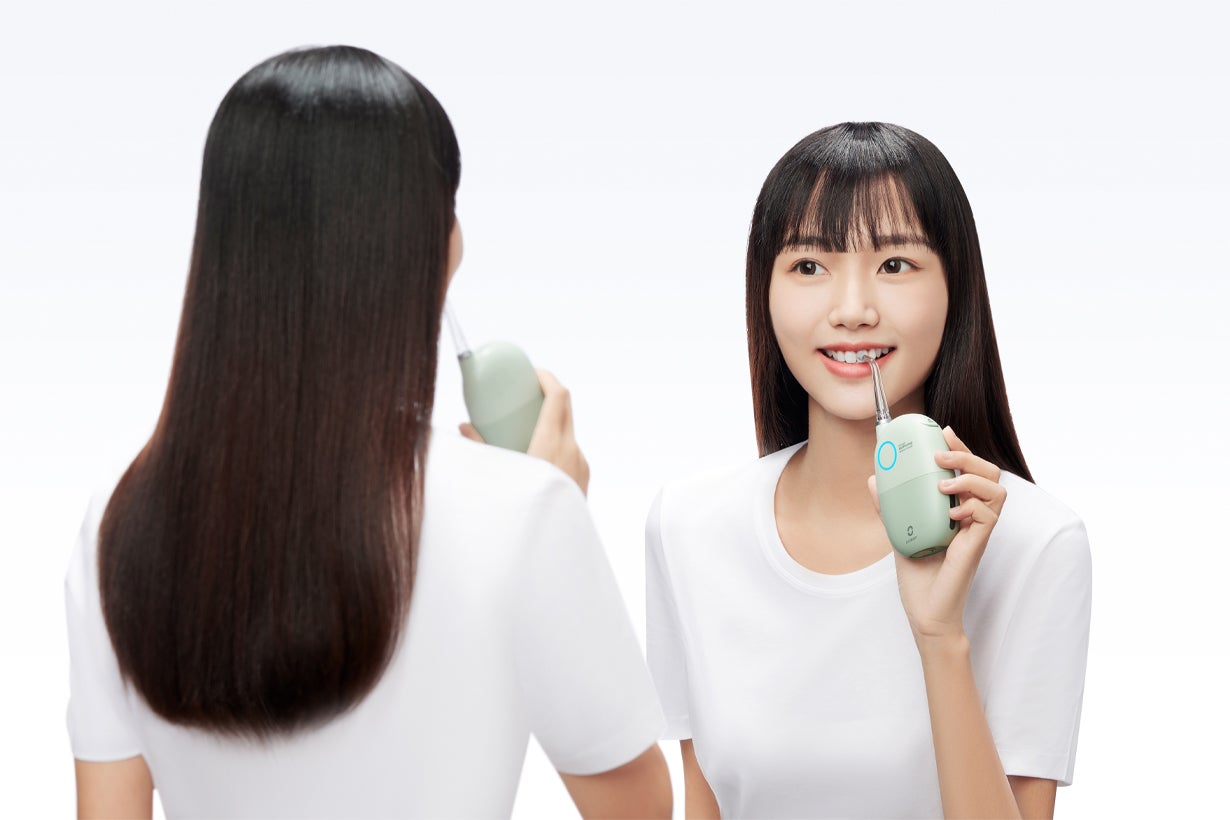 新習慣で笑顔革命！手のひらサイズのウォーターフロッサーOclean