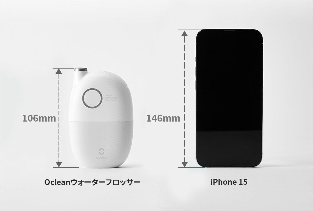 新習慣で笑顔革命！手のひらサイズのウォーターフロッサーOclean