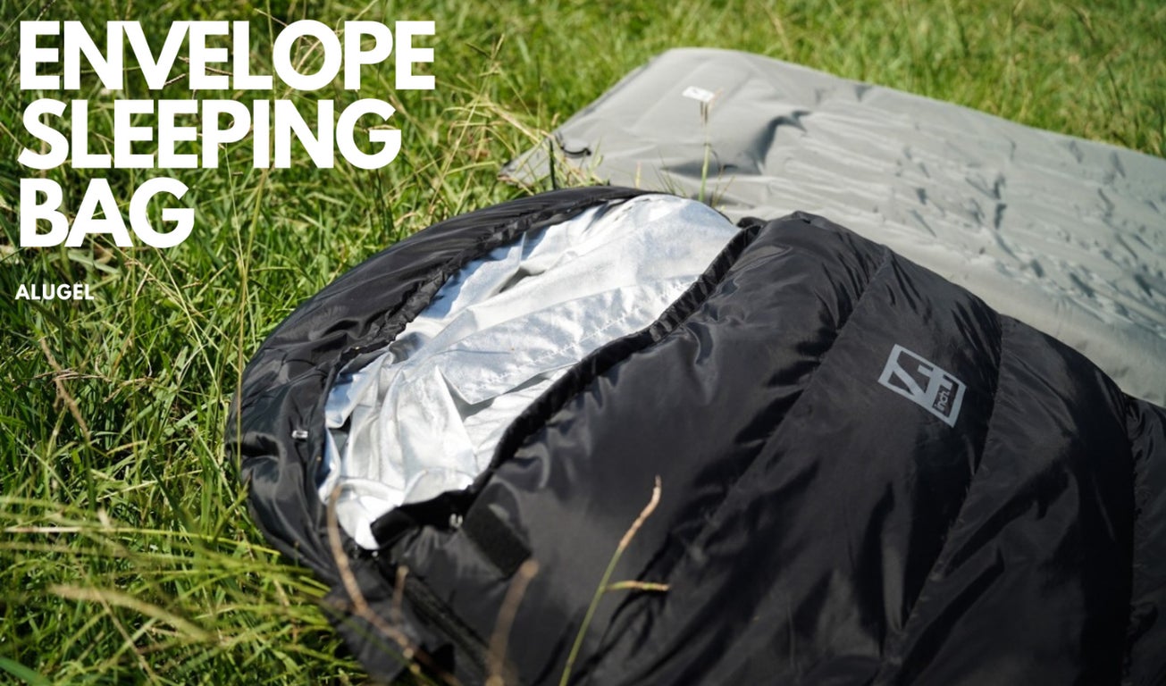 エアロゲル寝袋　4inch. ALUGEL アルミシート×宇宙服素材 軽くて暖かい最新の寝袋「ALUGEL