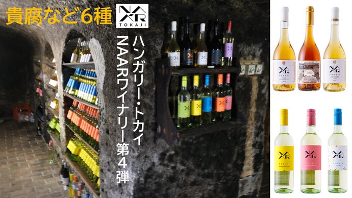 ハンガリーのトカイからトカイ(貴腐)ワイン3種とマスカットなどの3種を