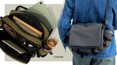 脅威の6層構造！ 圧倒的な18個のポケット！で収納上手な多機能ショルダーバッグ