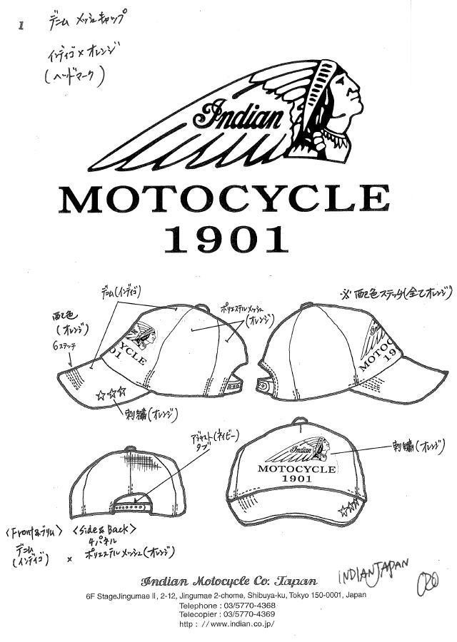 ネイティブ・アメリカンを身に纏う帽子！Indian Motocycle キャップ
