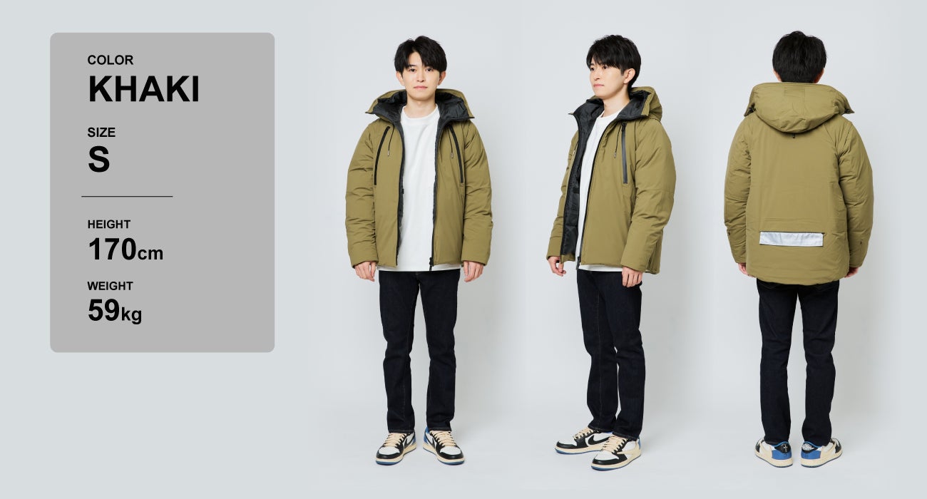 RE:LORE　究極の4WAY手ぶらアウター Makuake｜【すぐ届く／売切御免】5300万円超えの『手ぶらダウン