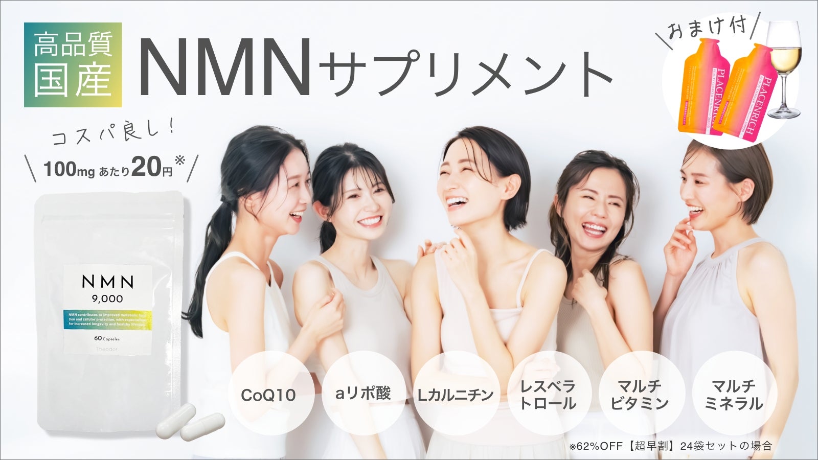 inner reset NMN粉末サプリメント(23包)