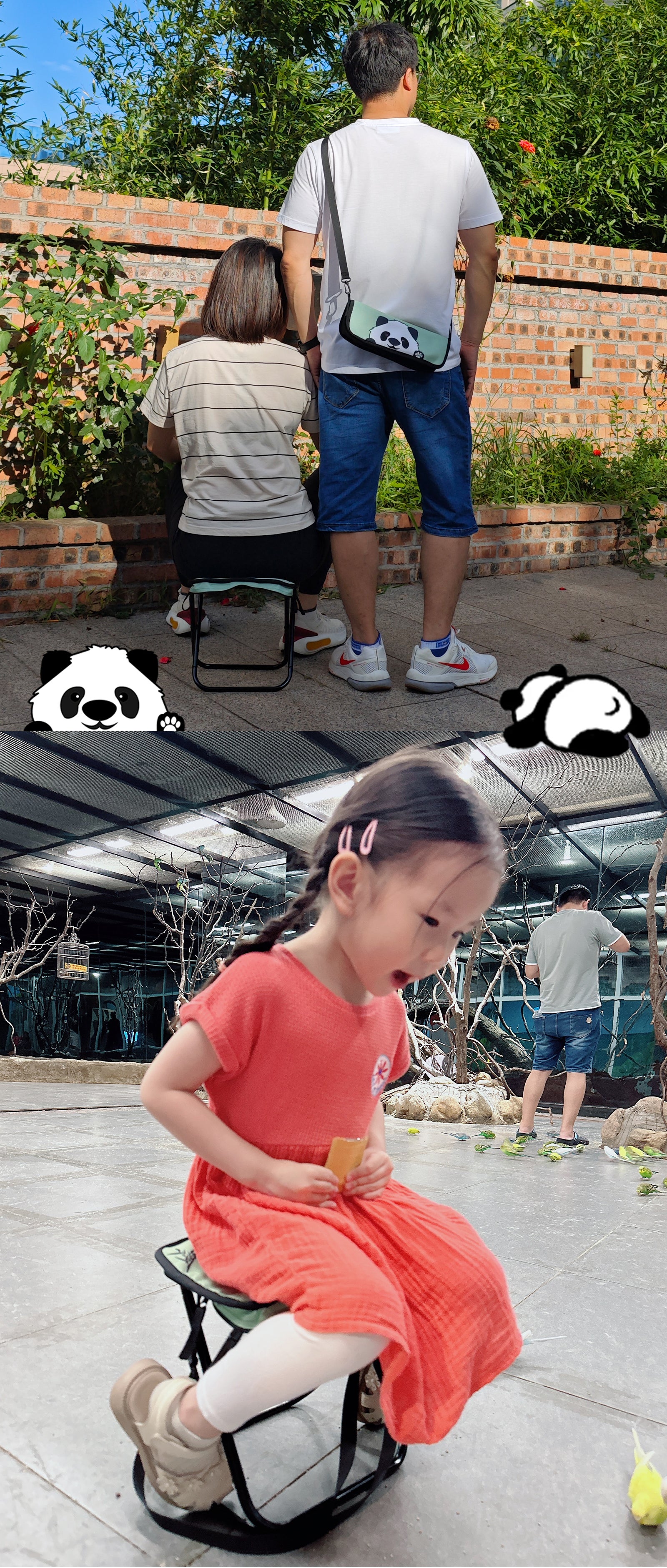 10秒組み立て！背負もできる、便利なコンパクトチェア｜子供も喜んで