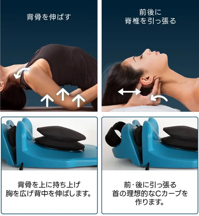 繰り返されるスマホネックや前かがみをデュオカーブでアタック！自然な