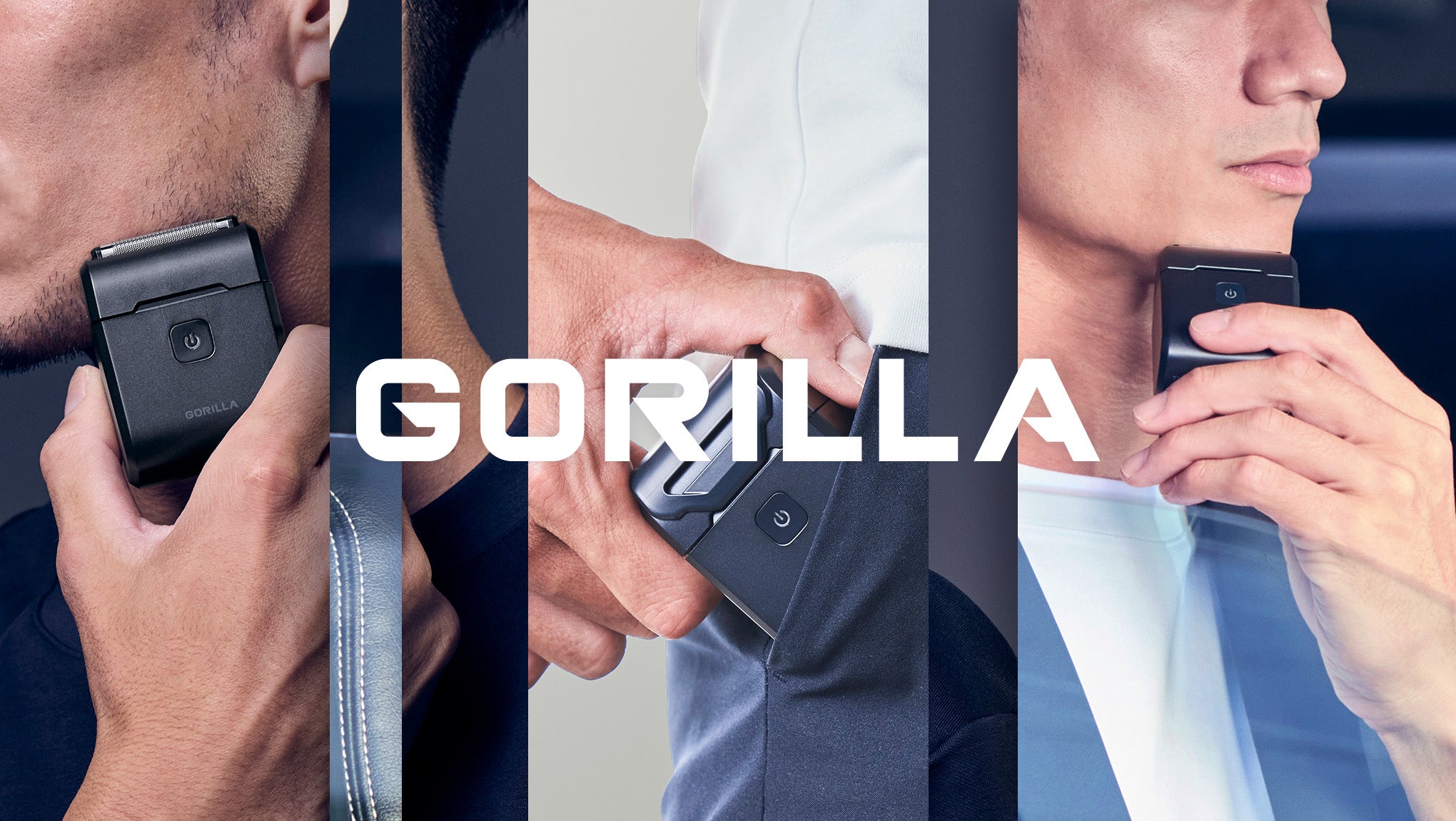 手のひらサイズで、本格5枚刃。家でも外でも、しっかり剃れる｜ゴリラ