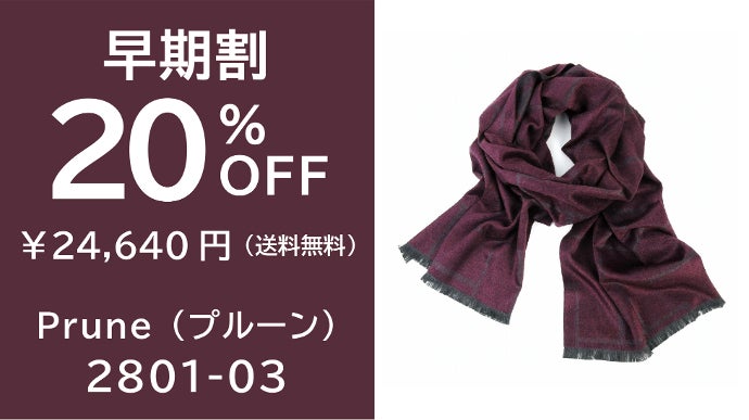 人気スタイリスト・四方章敬プロデュースの “シルクスフレ” マフラー