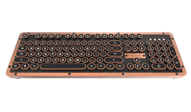 AZIO RETRO CLASSIC 日本語配列 メカニカルキーボード Azio Retro Classic レビュー － レトロで贅を尽くした素材を