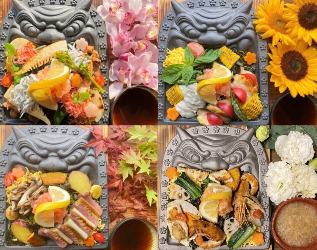 福岡の伝統工芸を食べて応援！≪城島鬼瓦≫プレート付きの本格鬼焼き瓦