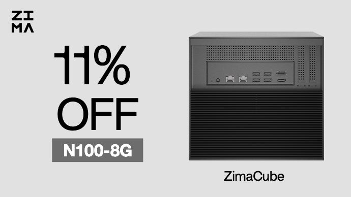 最大164TB×超爆速！想像力をすべてここに保存！未来のNASーZimaCube