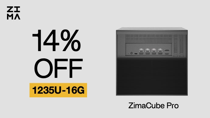 試用のみ NAS+クラウドサーバー【ZimaCube】RAID可/最大164TB 最大164TB×超爆速！想像力をすべてここに保存！未来のNASー