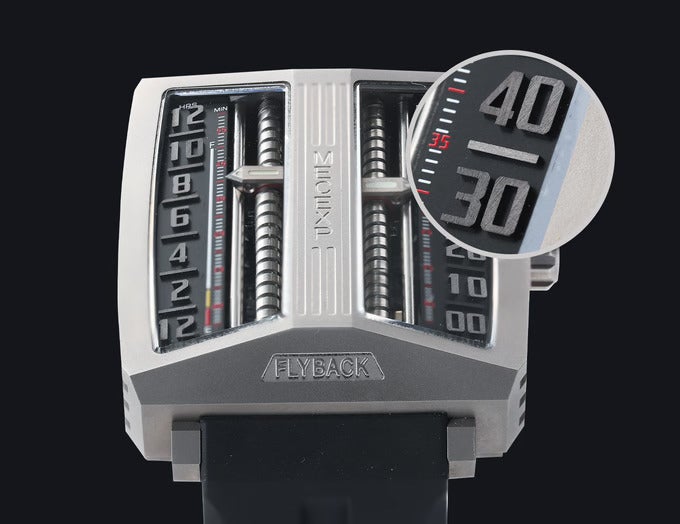 電子と機械の融合】視覚を魅了するデュアルリフト式で一味違った時計の