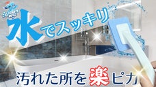 水で洗うスティック付き超高密度エンボスメラミンのクリーンウィズ！再利用で取替簡単
