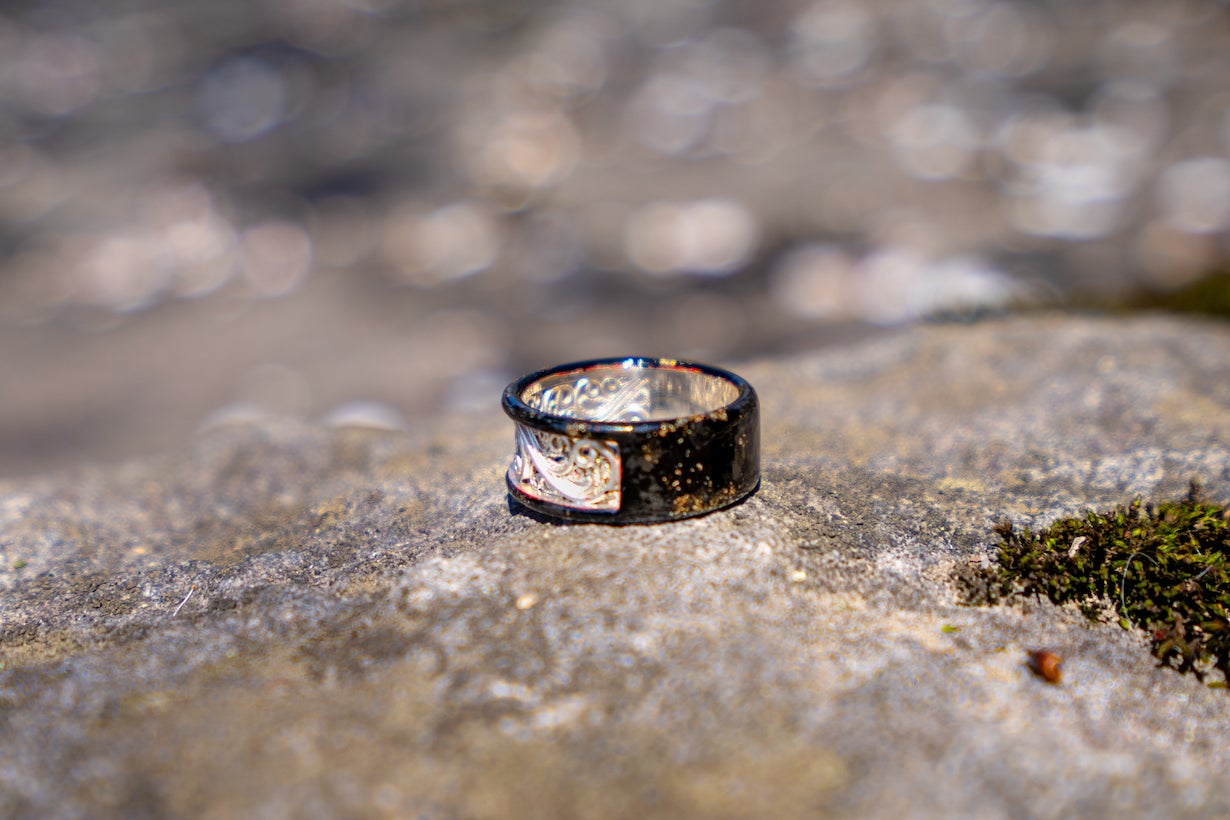 第2弾】経年変化で世界に一つだけの色合に育てる「銀線細工×漆リング
