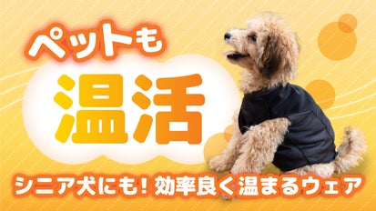 医療機器メーカー発】遠赤外線で血行促進！愛犬の健康をぬくぬく守る