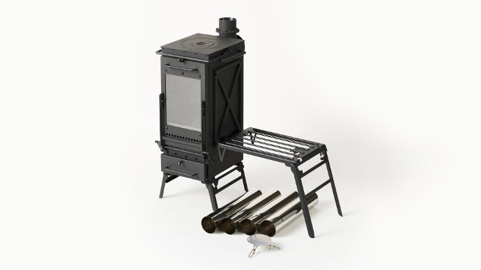 HODO 薪ストーブ Flame Chest フルセット 縦型のデザインと充実した機能、薪ストーブ「Flame Chest」誕生