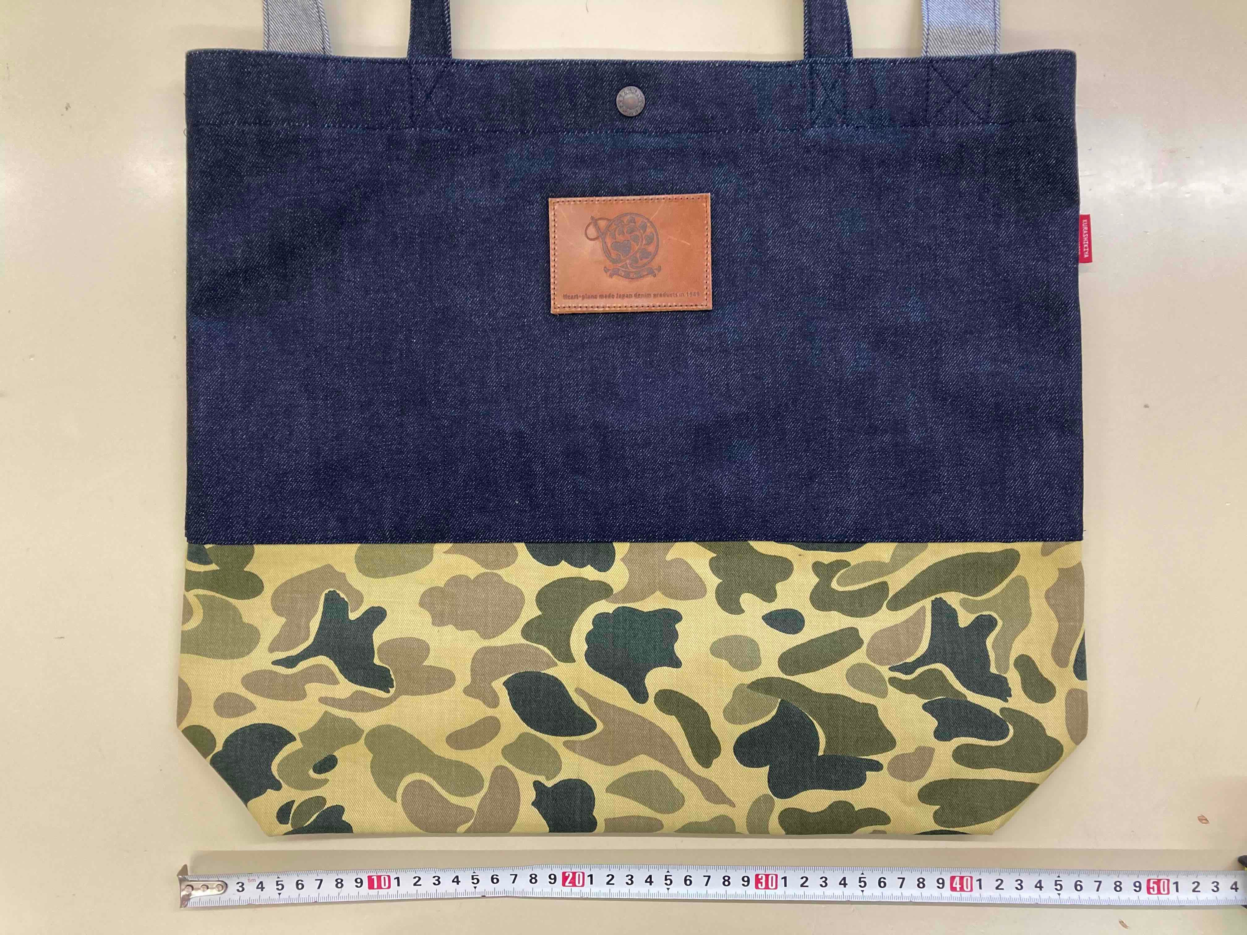 デニムの街・倉敷】日本製・2WAYデニムトートバッグ｜マクアケ