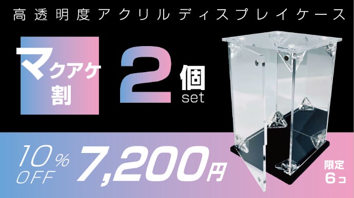 お気に入りを飾ろう 高透明度アクリルディスプレイケース｜マクアケ