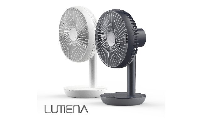 暑さに負けない省エネ・充電式・コードレスLUMENA(ルーメナー)扇風機