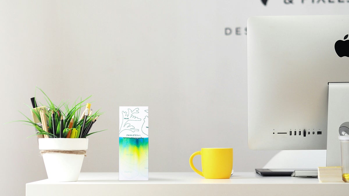 色彩の移ろいを楽しむ香りのインテリア「aromatography」｜マクアケ