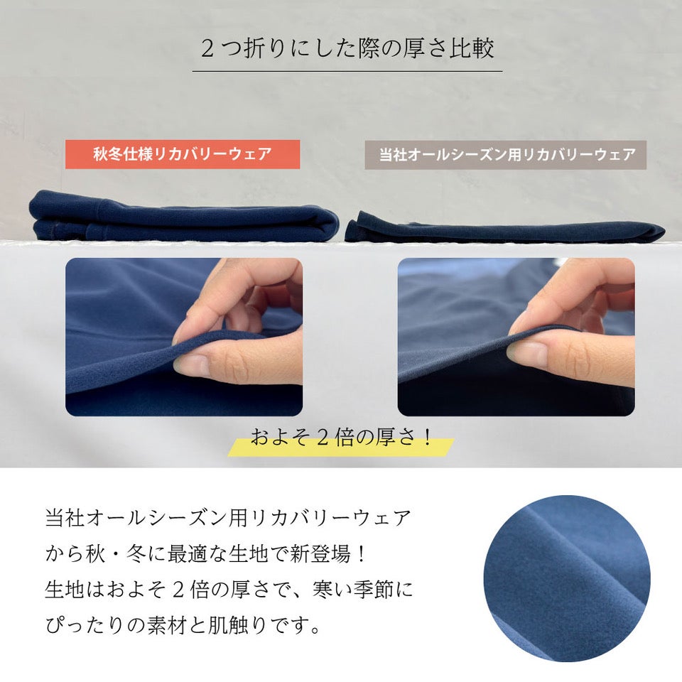 話題の疲労軽減リカバリーウェアから あったかフリースタイプが新登場