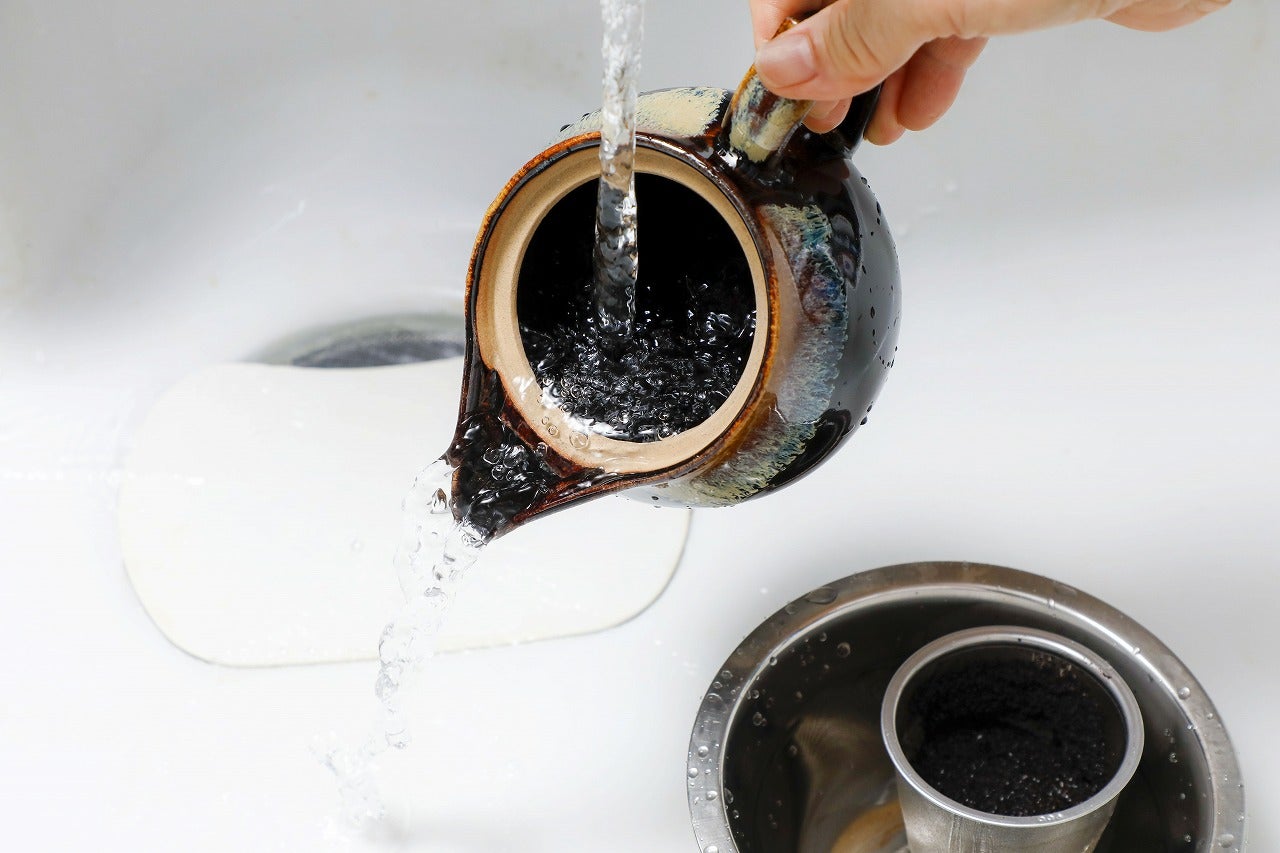 南山焼 柳仙造 朱泥焼締急須 宝瓶　手作り茶日本陶芸 煎茶道具 　EL11-18 唐津粗土焼 珈琲急須ポット型 コーヒー、茶道具なら伝統色柄唐津がお