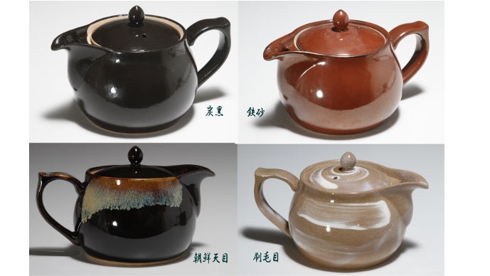 希少　津軽塗り　陶器製急須 備前焼 細川敬弘作 火襷急須 [東山堂煎茶器店 オンラインショップ