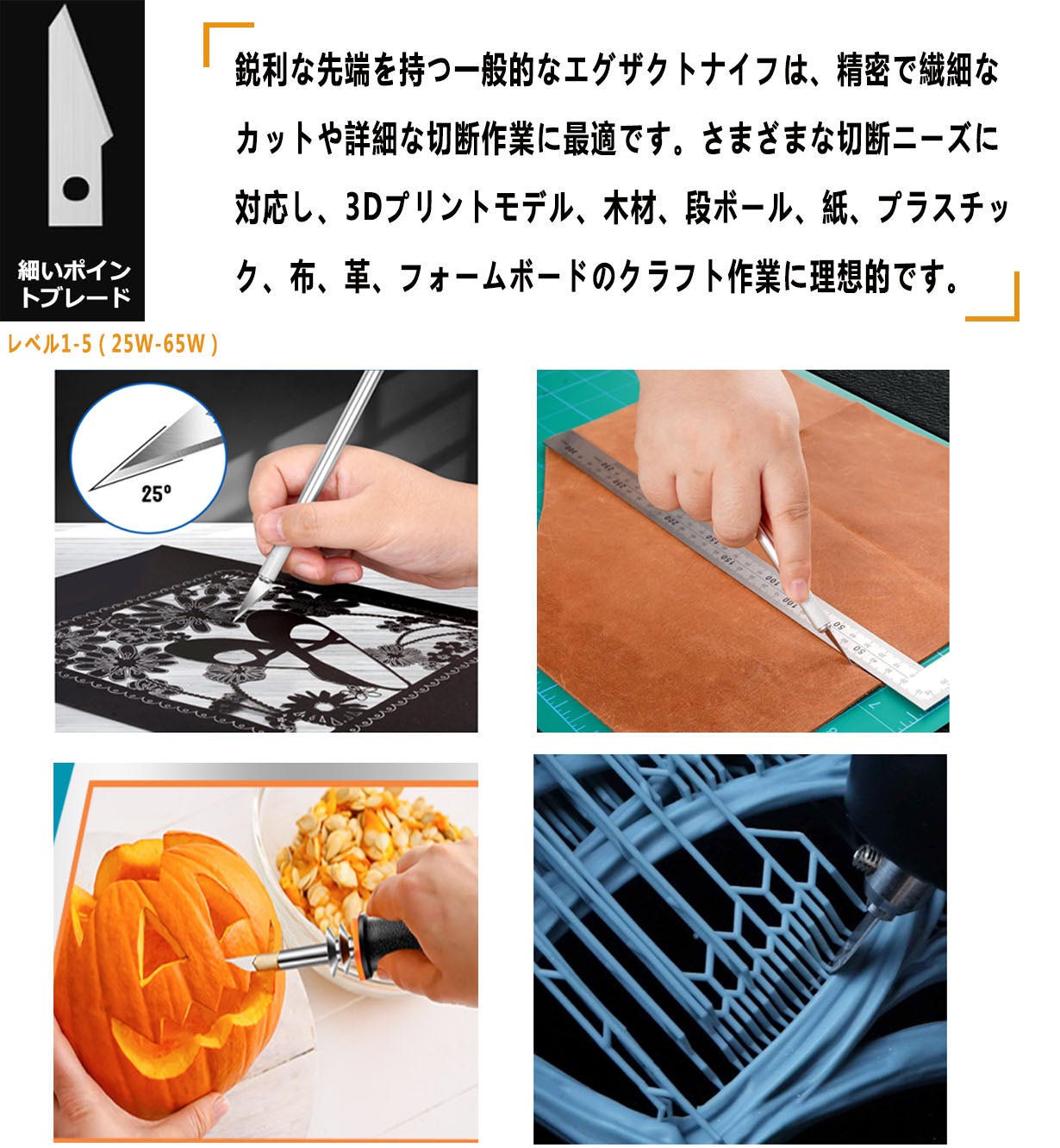 あなたの作業を次のレベルへと引き上げます、職人級65W超音波カッター
